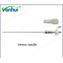 Instrumentos quirúrgicos Aguja laparoscópica de Veress
